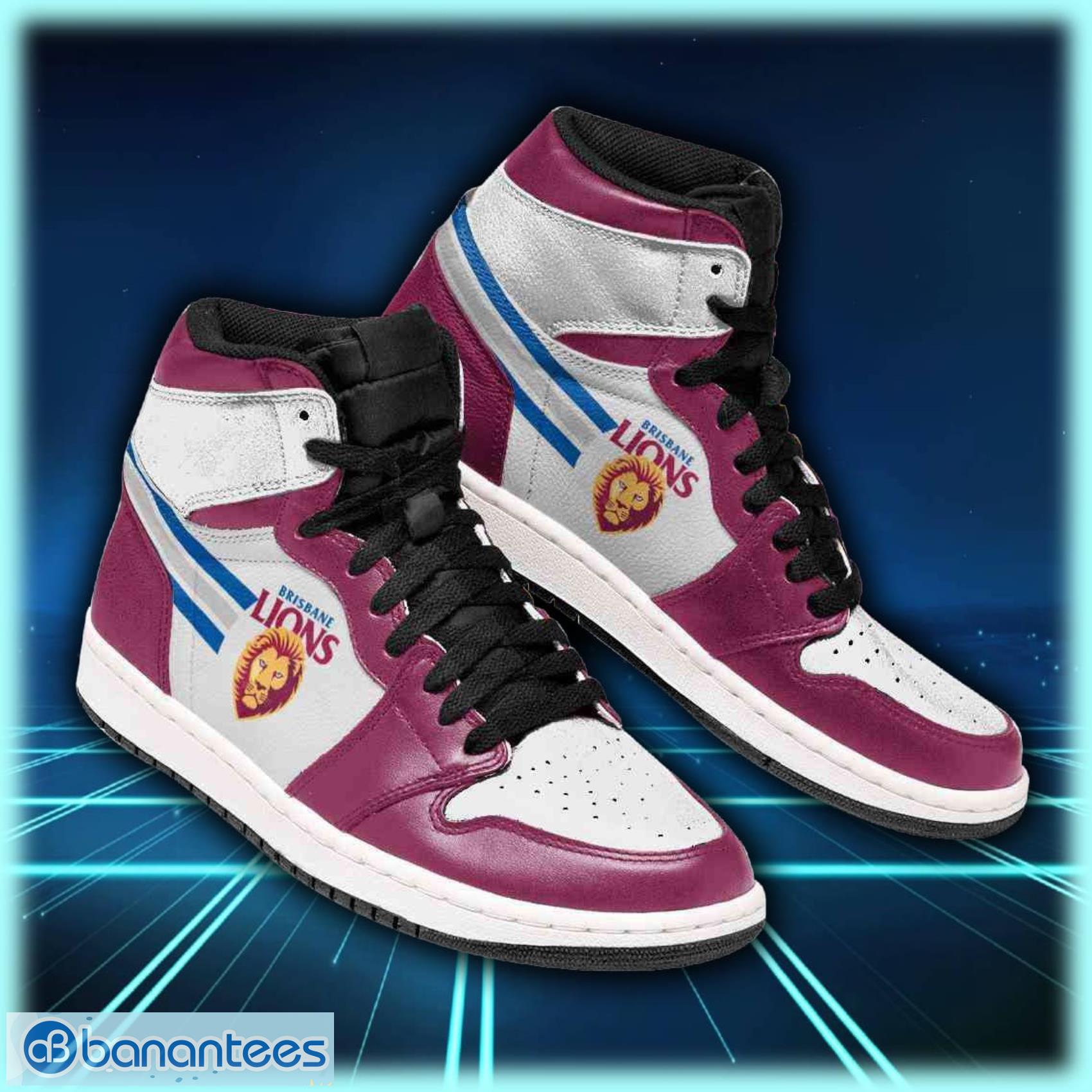 Brisbane Lions AFL Air Jordan Shoes Sport Custom Sneakers Product Photo 1