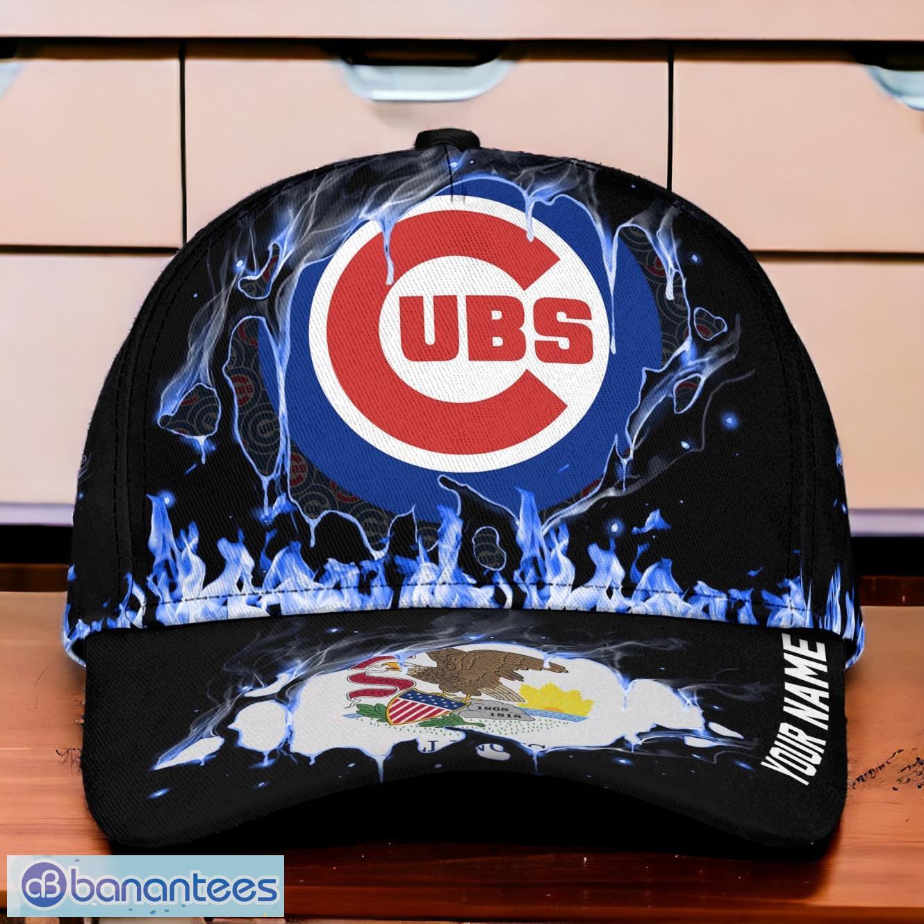 Chicago Cubs 3D Exclusive Design Cap with Custom Name Product Photo 1