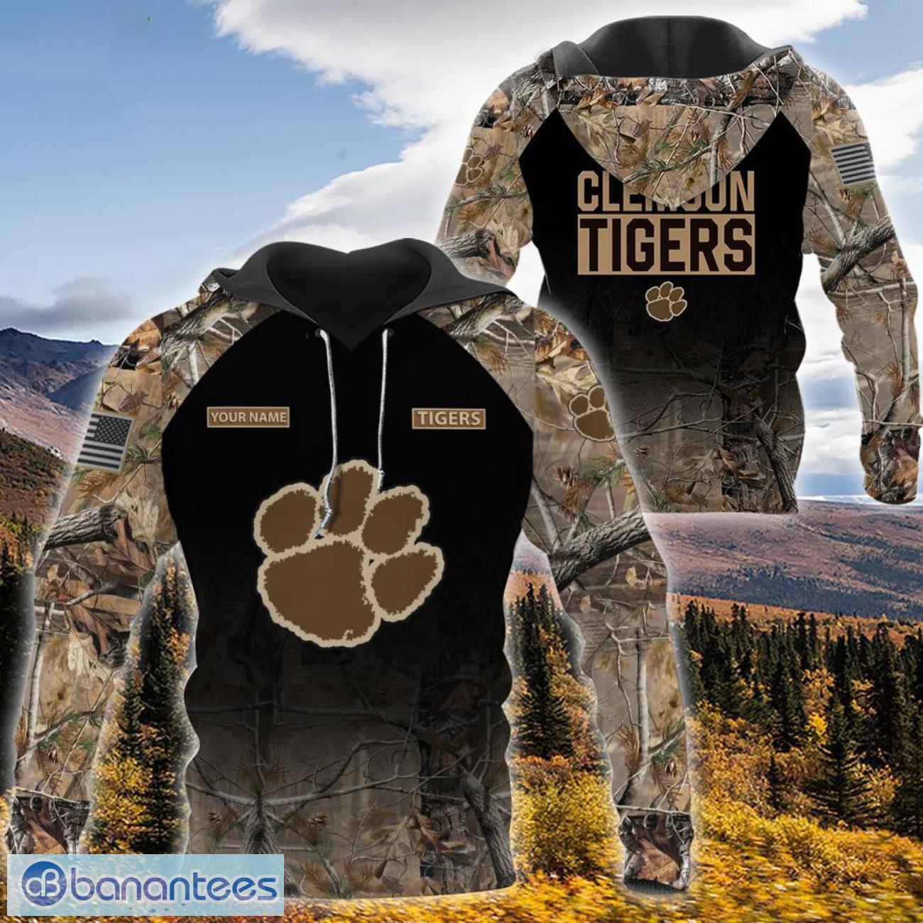 Clemson discount camo hoodie