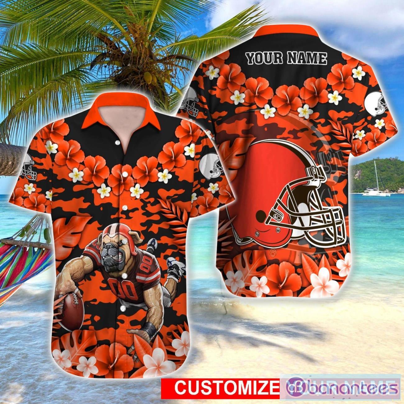 Cleveland browns 2024 hawaiian shirt