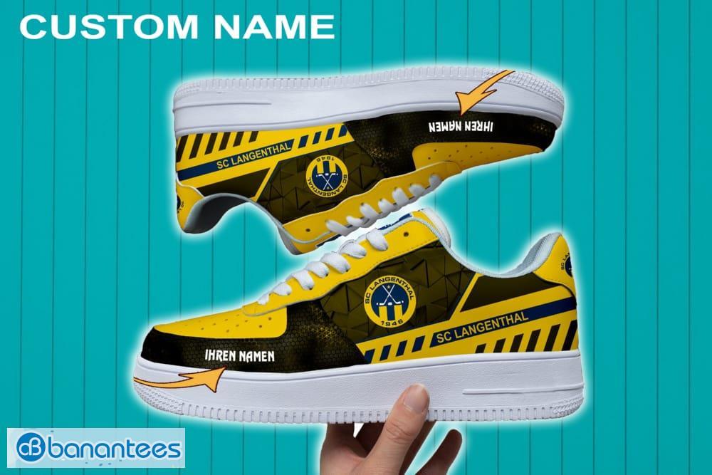 Custom Name SC Langenthal Air Force 1 Shoes For Men Women Gift Sneakers - Custom Name SC Langenthal Air Force 1 Shoes For Men Women Gift Sneakers