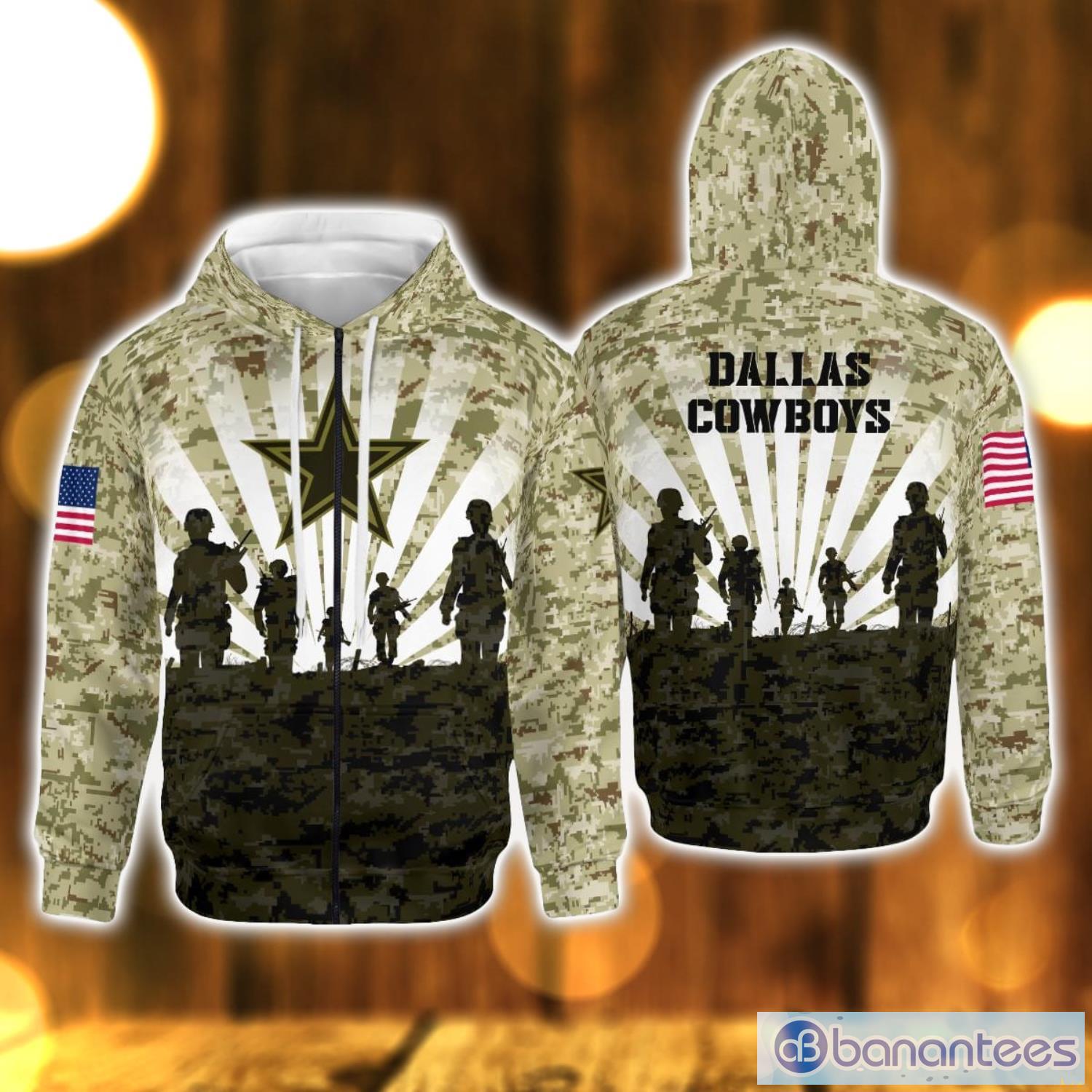 Cowboys 2025 army hoodie