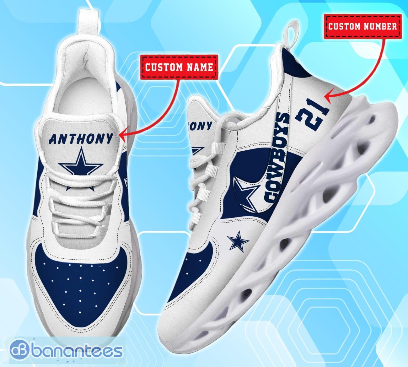 Custom dallas cowboys top nike shoes