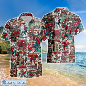gGJJi0xB spider man hawaiian shirt and short 1 300x300 image Spider-Man Hawaiian Shirt And Short Product Photo 2