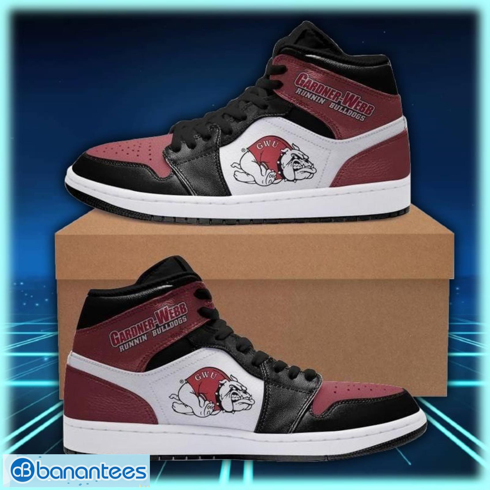 gardner webb bulldogs 2 air jordan shoes sport custom sneakers image Gardner Webb Bulldogs 2 Air Jordan Shoes Sport Custom Sneakers Product Photo 1