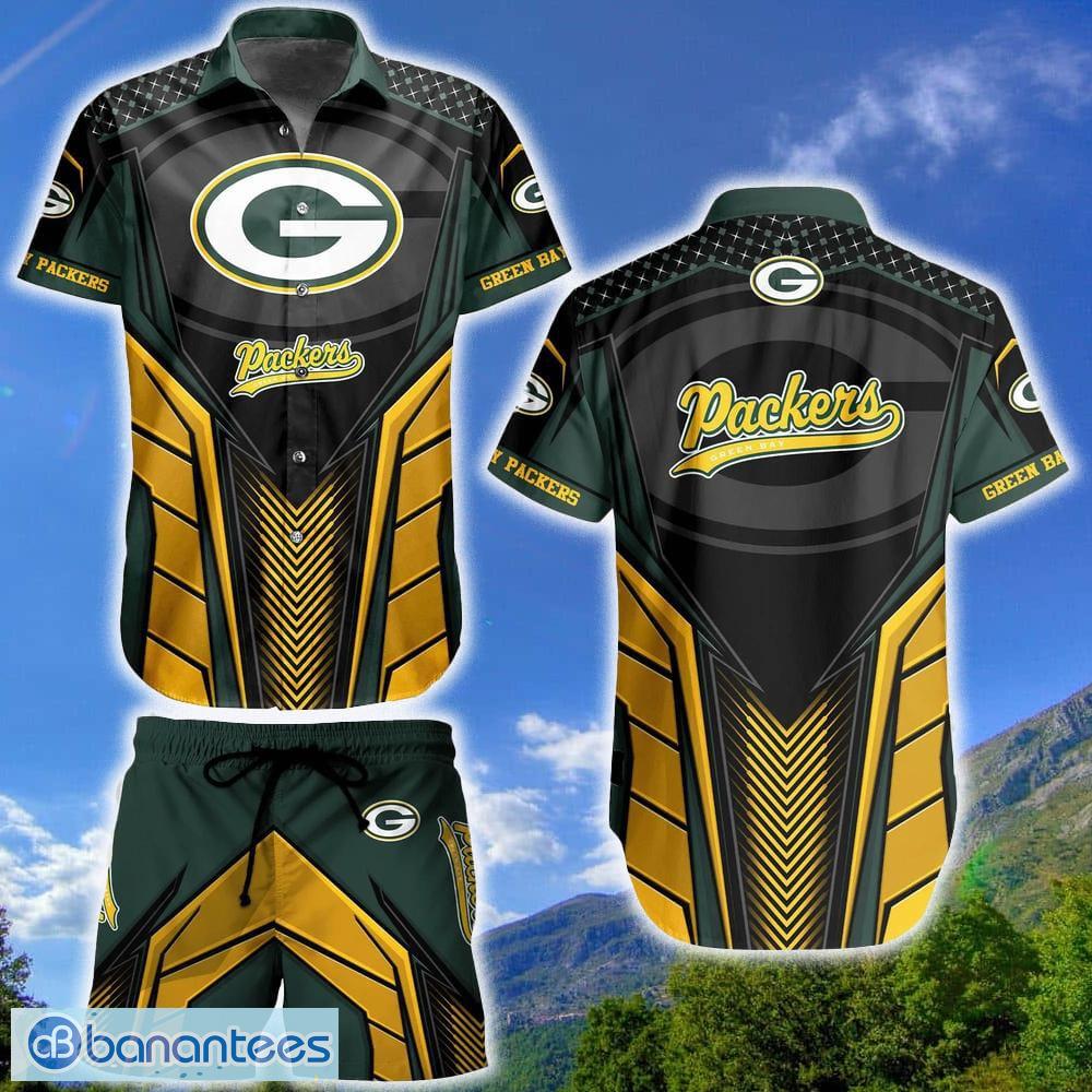 green bay packers nfl summer sports enthusiast hawaiian shirt and short for fans gift hot trends image Green Bay Packers NFL Summer Sports Enthusiast Hawaiian Shirt And Short For Fans Gift Hot Trends - Green Bay Packers NFL Summer Sports Enthusiast Hawaiian Shirt And Short For Fans Gift Hot Trends