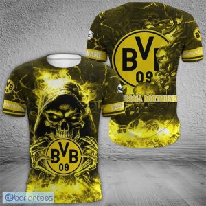 Custom Name Borussia Dortmund II Death 3D Hoodie, Long Sleeve, T Shirt, Zip Hoodie Gift For Fans - Borussia Dortmund II Hoodie, SweatShirt_9
