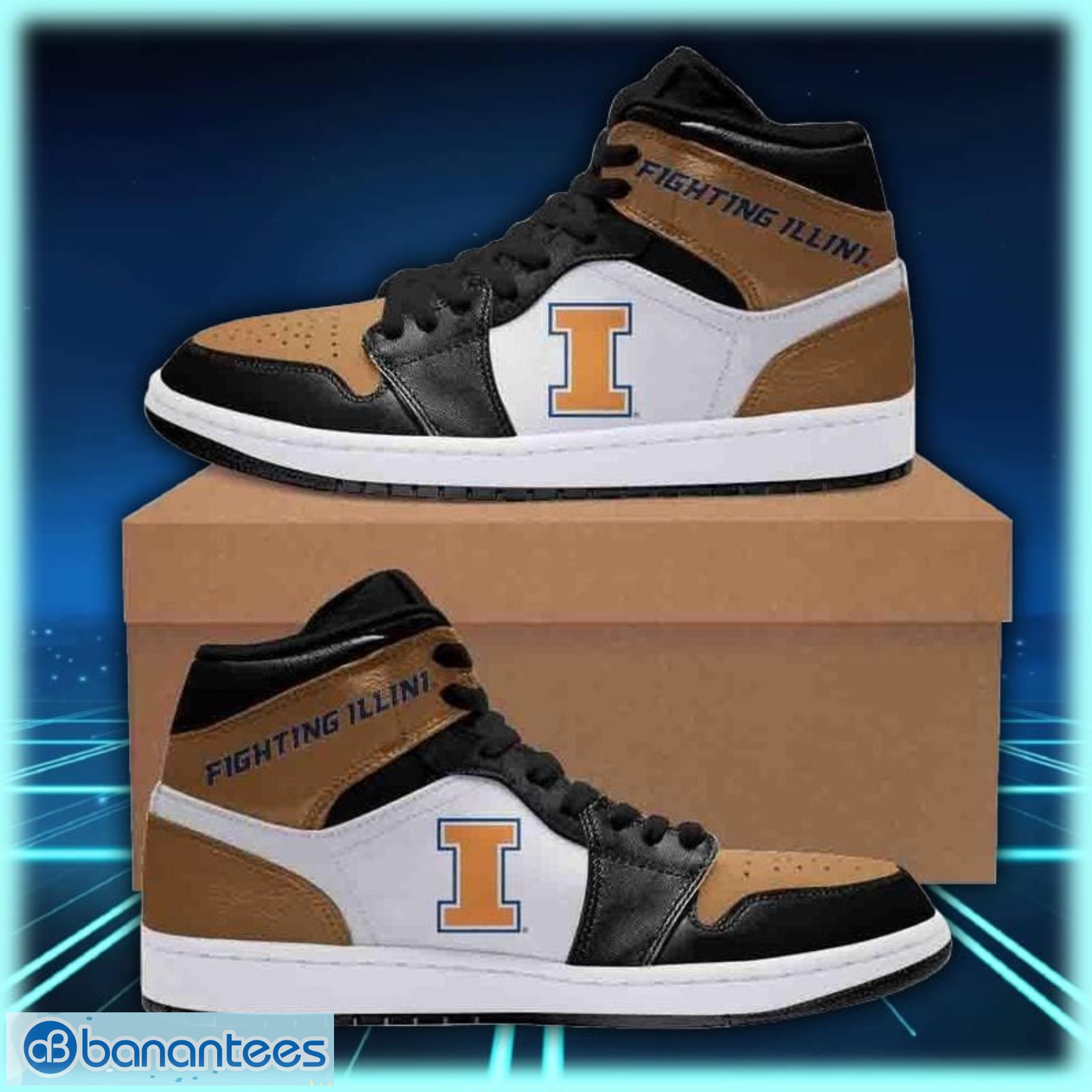 Illinois Fighting Illini 2 Air Jordan Shoes Sport Custom Sneakers Product Photo 1