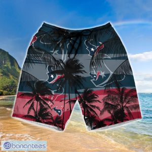 Nfl Houston Texans Tropical Hawaiian Shirt And Short Product Photo 3