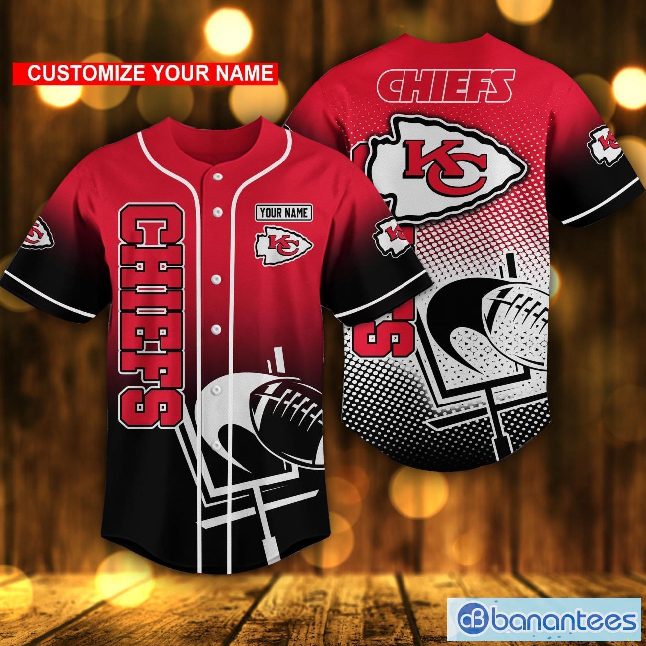 Kansas city clearance chiefs baseball jersey