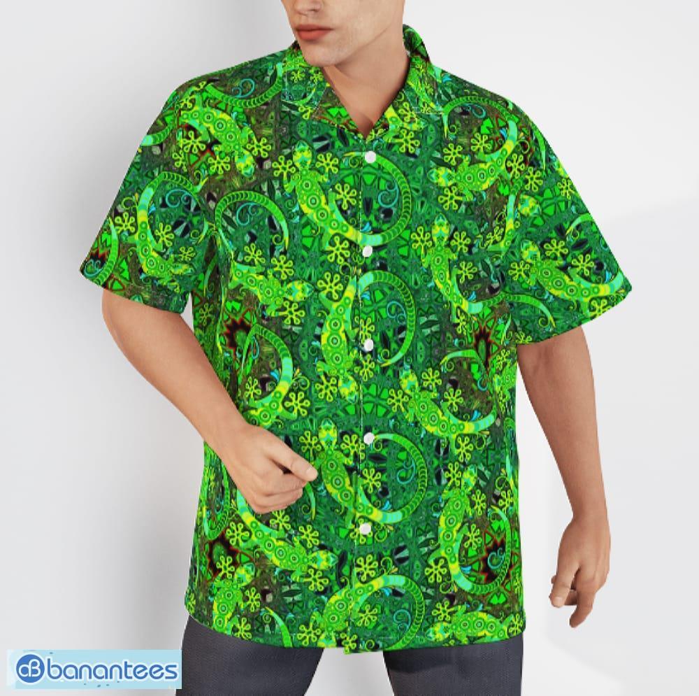 neon green hawaiian shirts