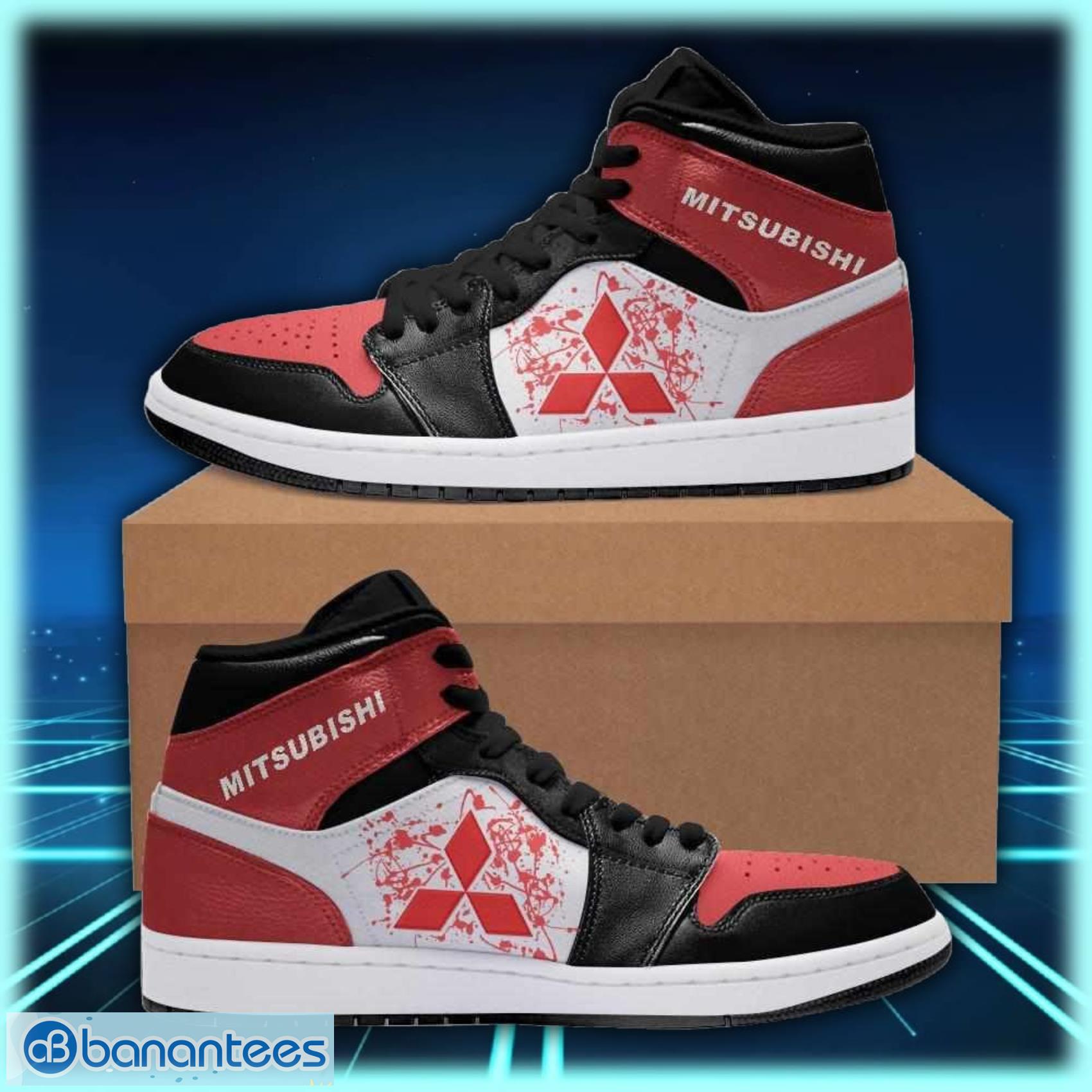 mitsubishi automobile car air jordan shoes sport custom sneakers image Mitsubishi Automobile Car Air Jordan Shoes Sport Custom Sneakers Product Photo 1
