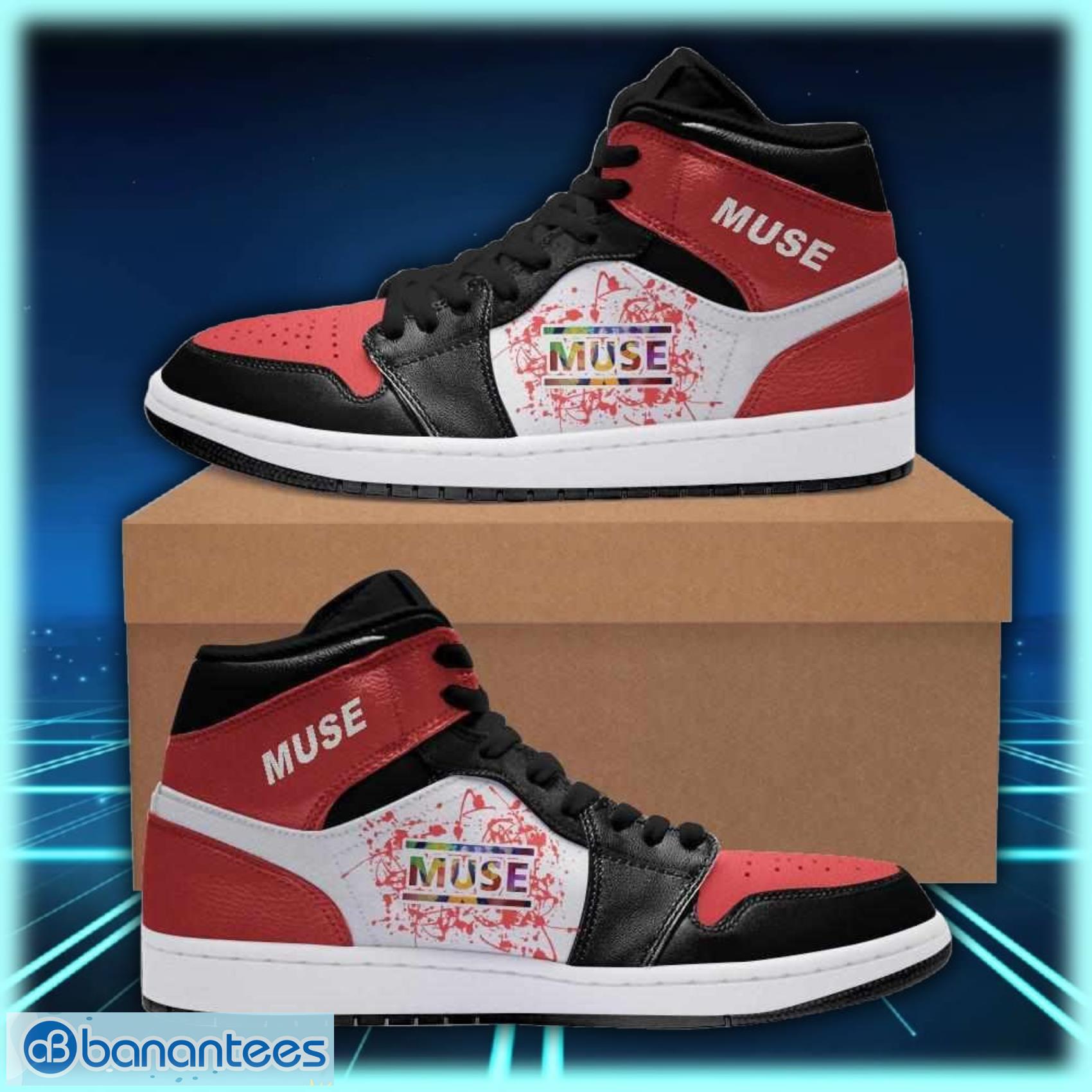 muse rock band air jordan shoes sport custom sneakers image Muse Rock Band Air Jordan Shoes Sport Custom Sneakers Product Photo 1
