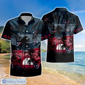 Nfl Houston Texans Tropical Hawaiian Shirt And Short Product Photo 2