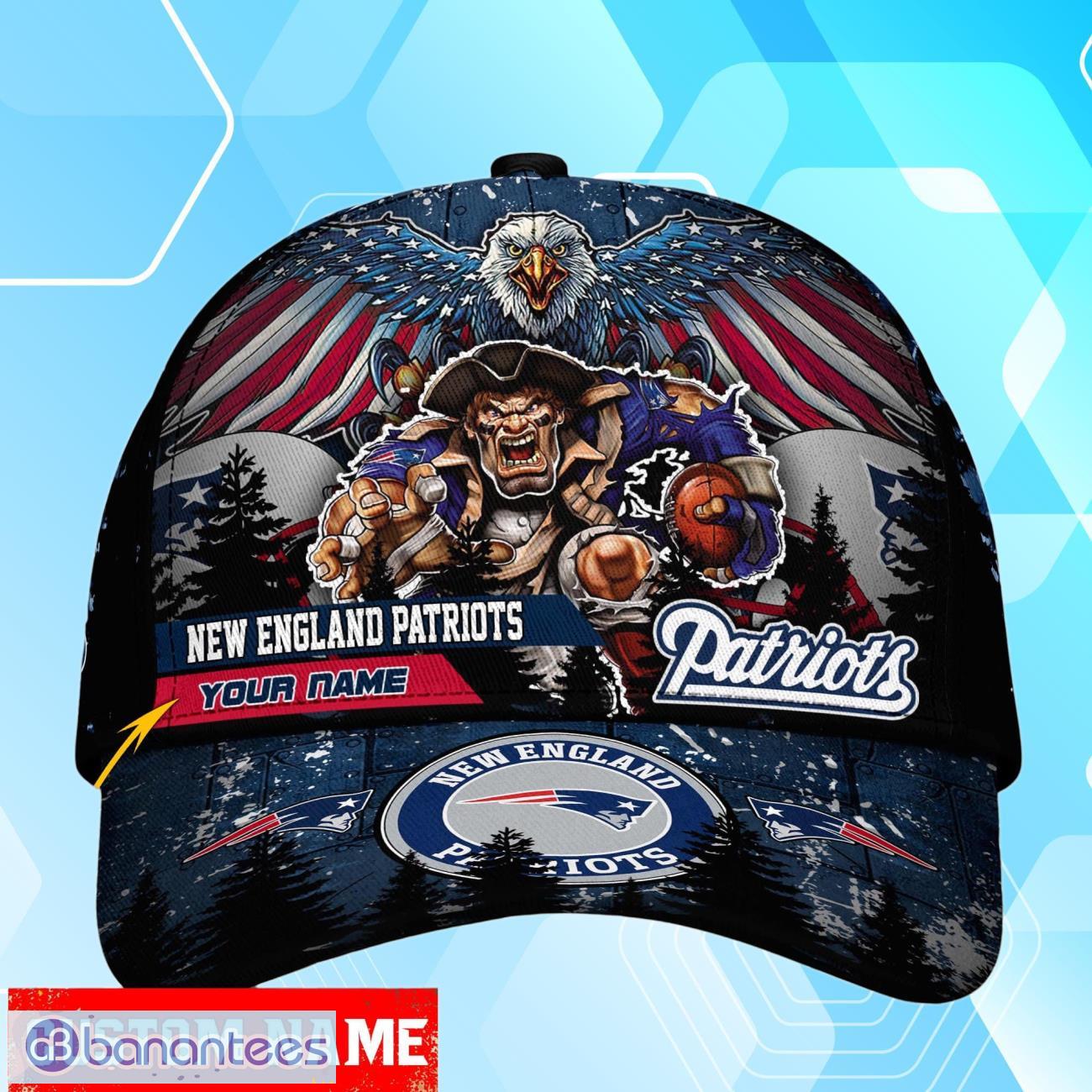 New England Patriots NFL Cap 3D Custom Name Best Ideas For Fans Product Photo 1