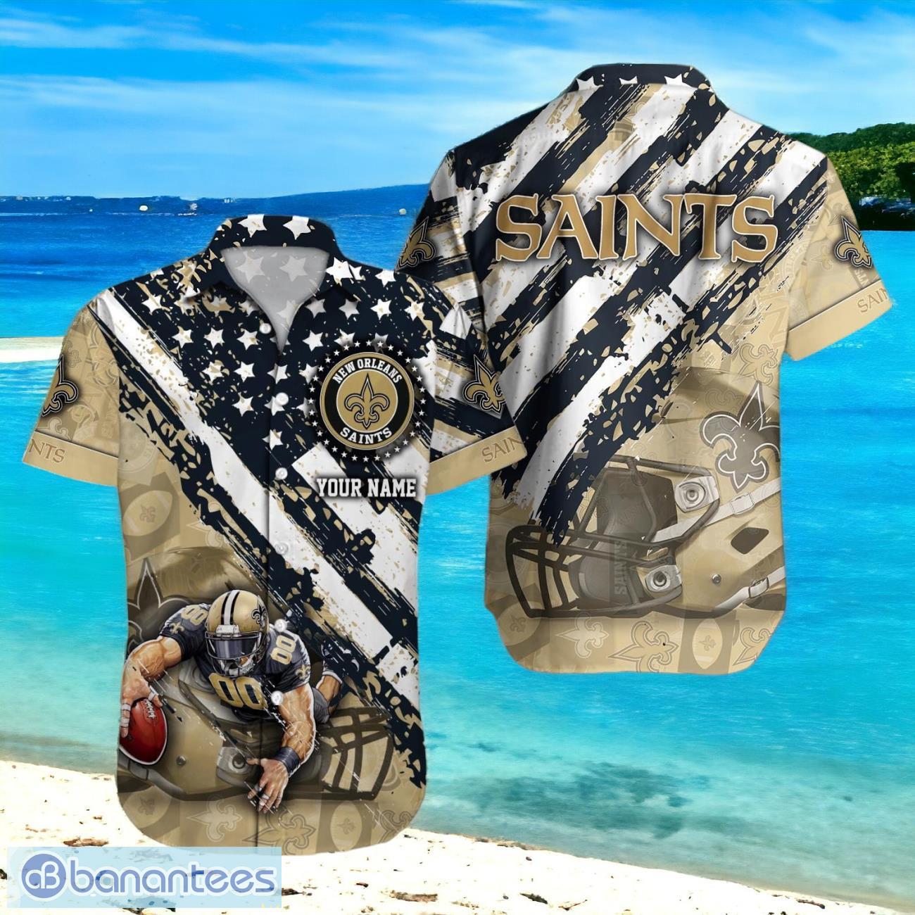 New Orleans Saints NFL Hawaiian Shirt Trending Design 3D Custom Name For Fans Product Photo 1