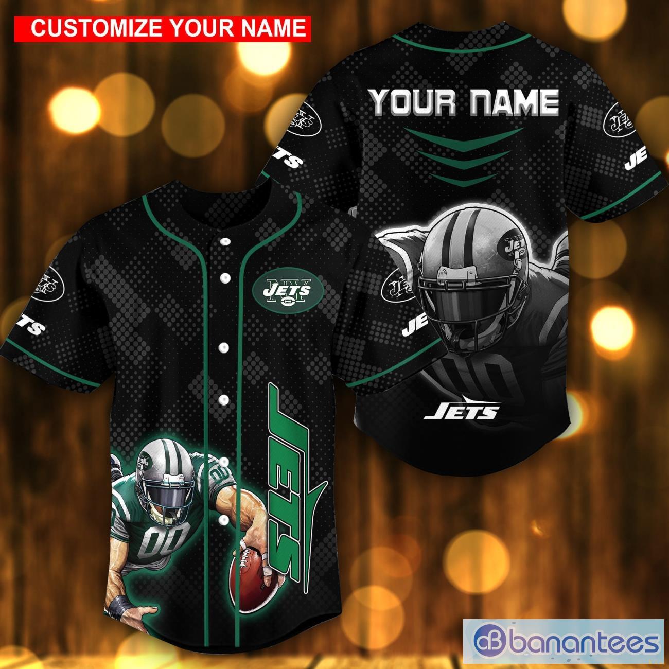 Jets clearance baseball jersey