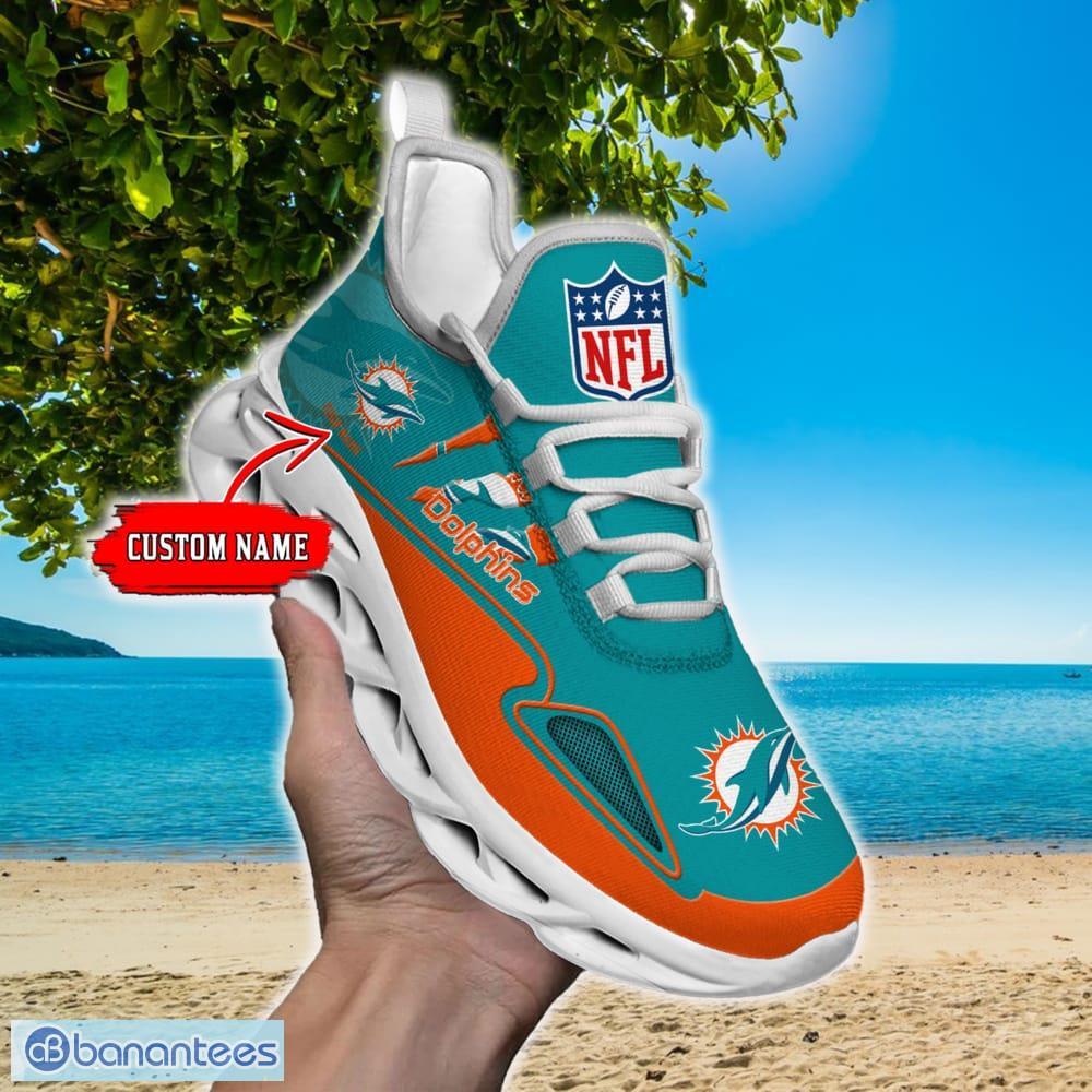 Custom miami dolphins shop shoes