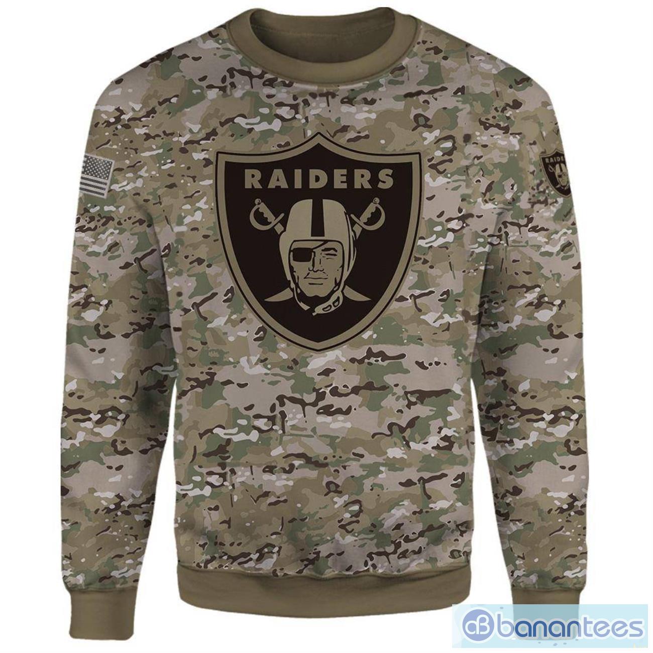 Raiders hot sale camo sweater