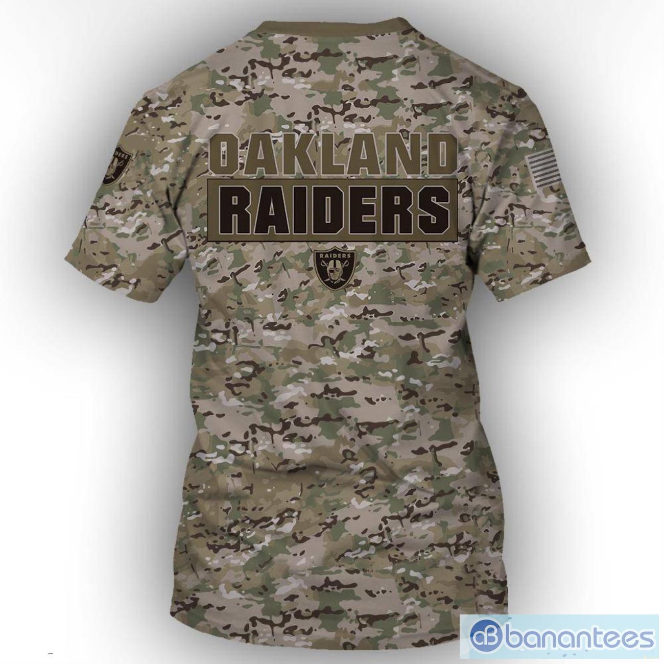 Oakland raiders military store jersey