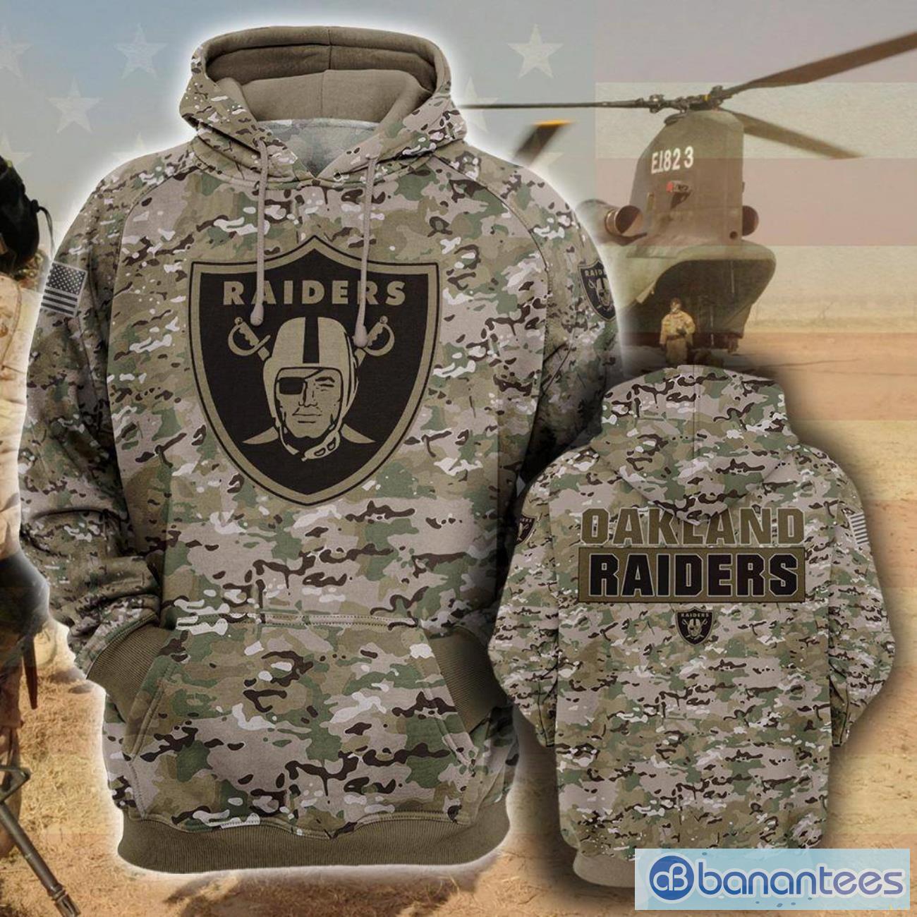 Raiders army hoodie best sale