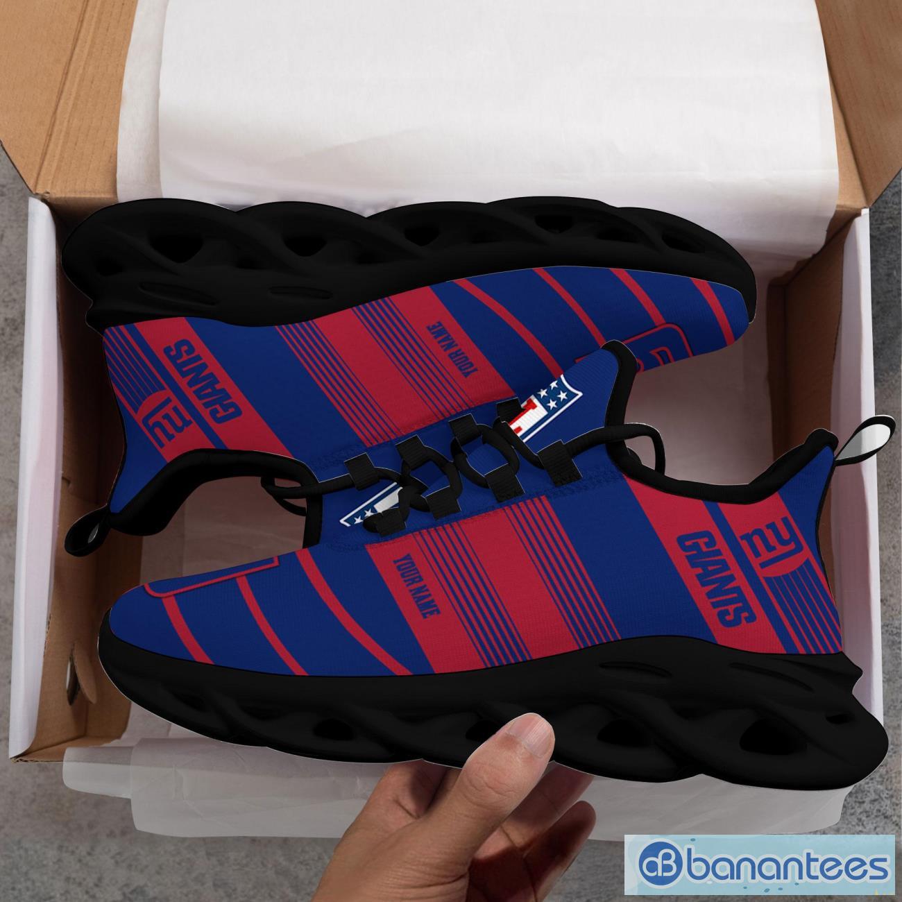 NFL Sport Shoes New York Giants Max Soul Shoes Personalized Name Fans Gift Product Photo 1