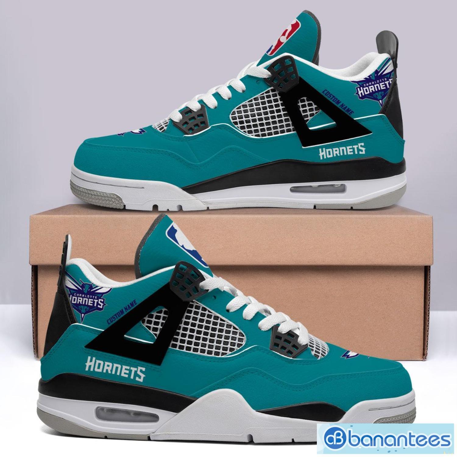 personalized name charlotte hornets personalized air jordan 4 sneakers shoes trending shoes 1 image Personalized Name Charlotte Hornets Personalized Air Jordan 4 Sneakers Shoes Trending Shoes Product Photo 2