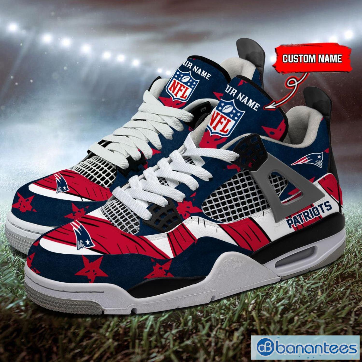 Custom clearance patriots shoes