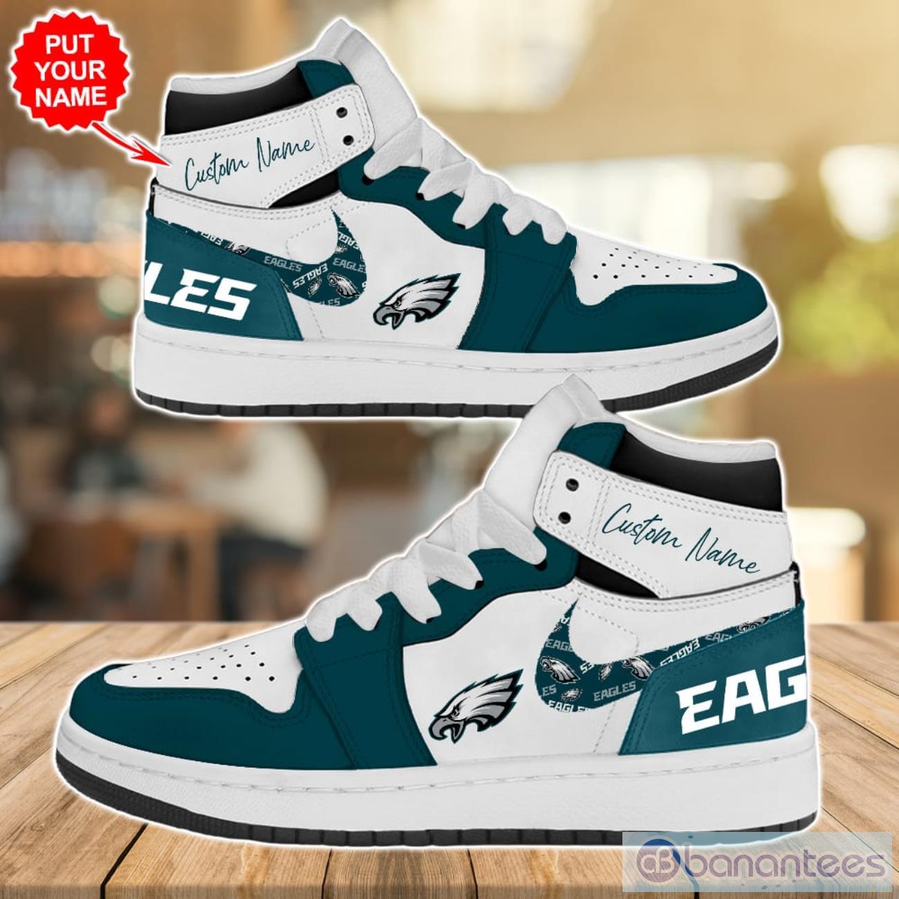 Custom philadelphia deals eagles jordans