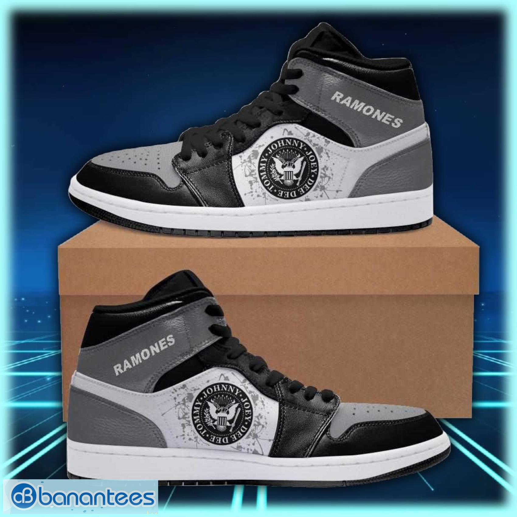 ramones rock band air jordan shoes sport custom sneakers image Ramones Rock Band Air Jordan Shoes Sport Custom Sneakers Product Photo 1
