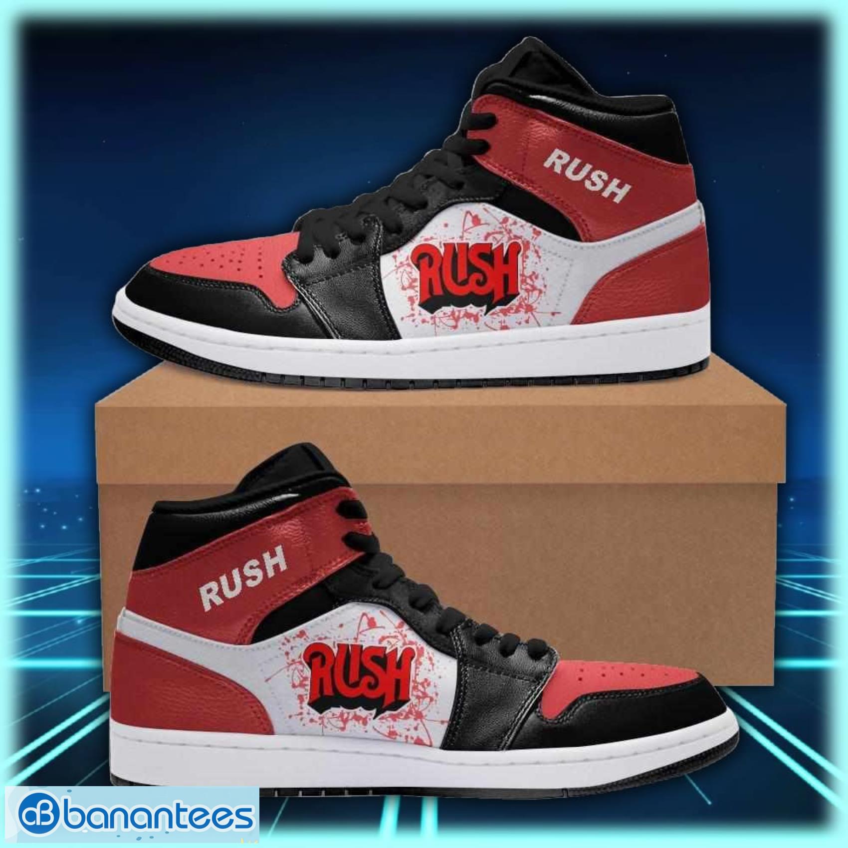 rush rock band air jordan shoes sport custom sneakers image Rush Rock Band Air Jordan Shoes Sport Custom Sneakers Product Photo 1