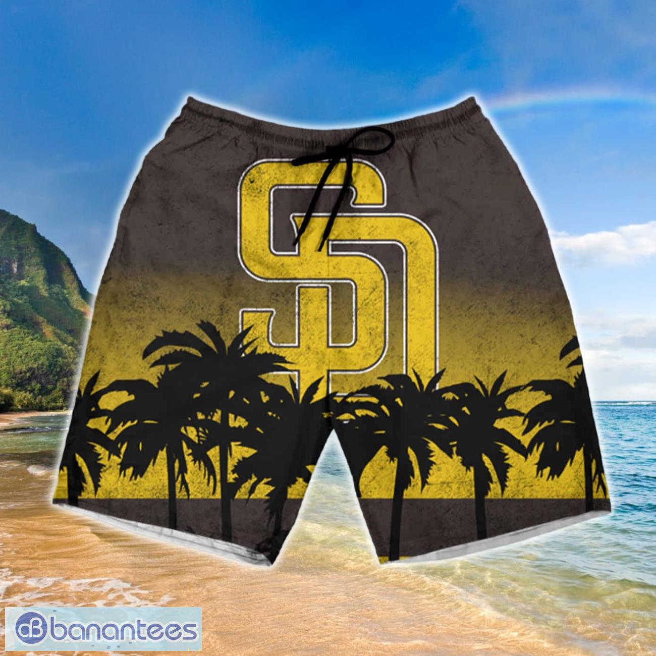 San Diego Padres Tropical Hawaiian Shirt And Short - Banantees