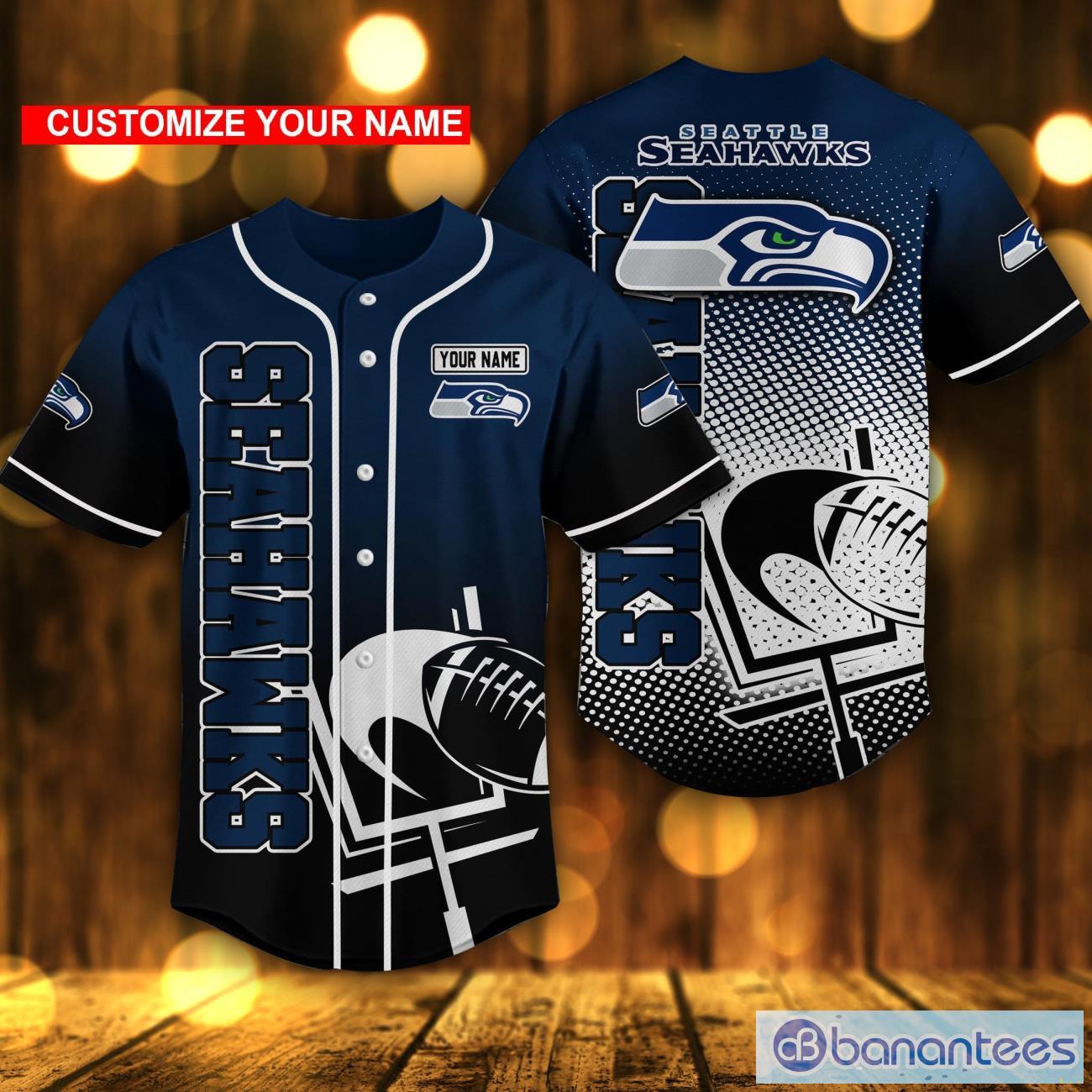 Seahawks on sale baseball shirt