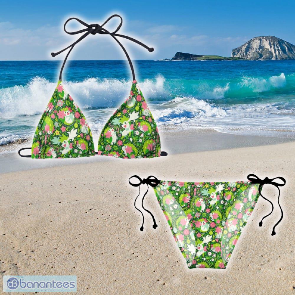 Shaymin Pokemon String Bikini Gift Women Beach Summer - Banantees