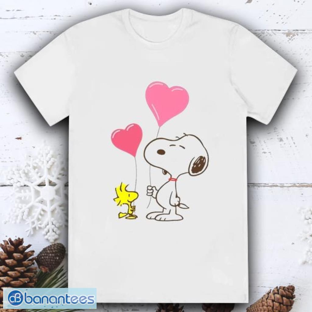 Peanuts 6 in. White Snoopy Hugging Woodstock Love More