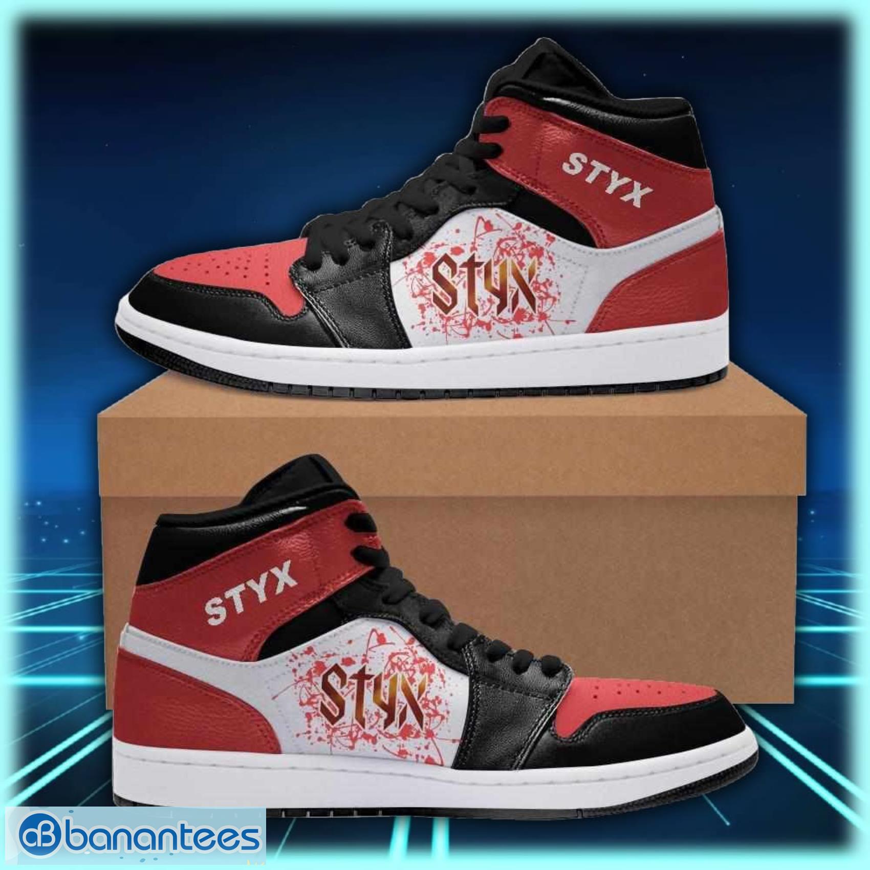 styx rock band air jordan shoes sport custom sneakers image Styx Rock Band Air Jordan Shoes Sport Custom Sneakers Product Photo 1