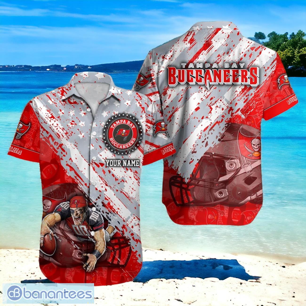Tampa Bay Buccaneers NFL Hawaiian Shirt Trending Design 3D Custom Name For Fans Product Photo 1