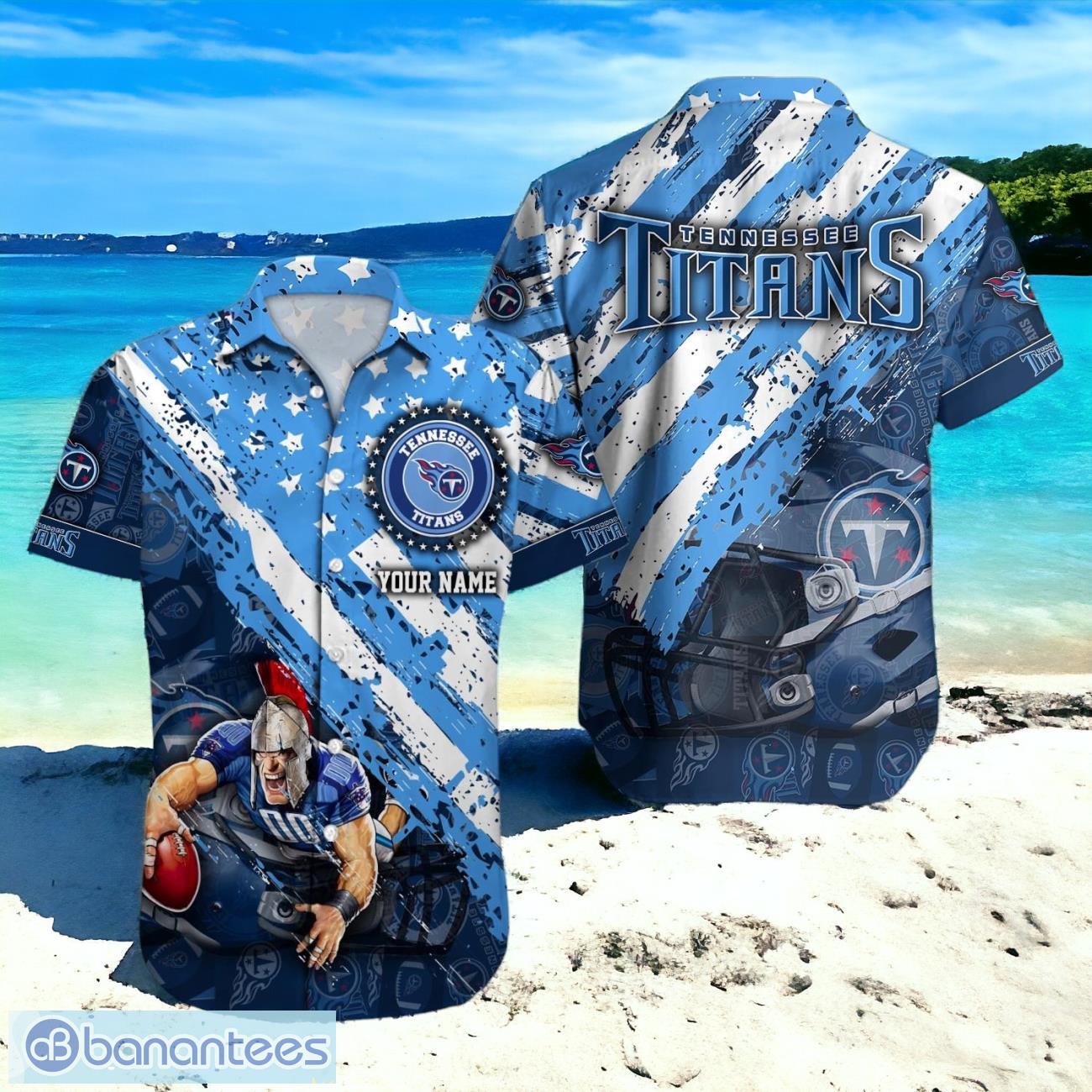 Tennessee Titans NFL Hawaiian Shirt Trending Design 3D Custom Name For Fans Product Photo 1