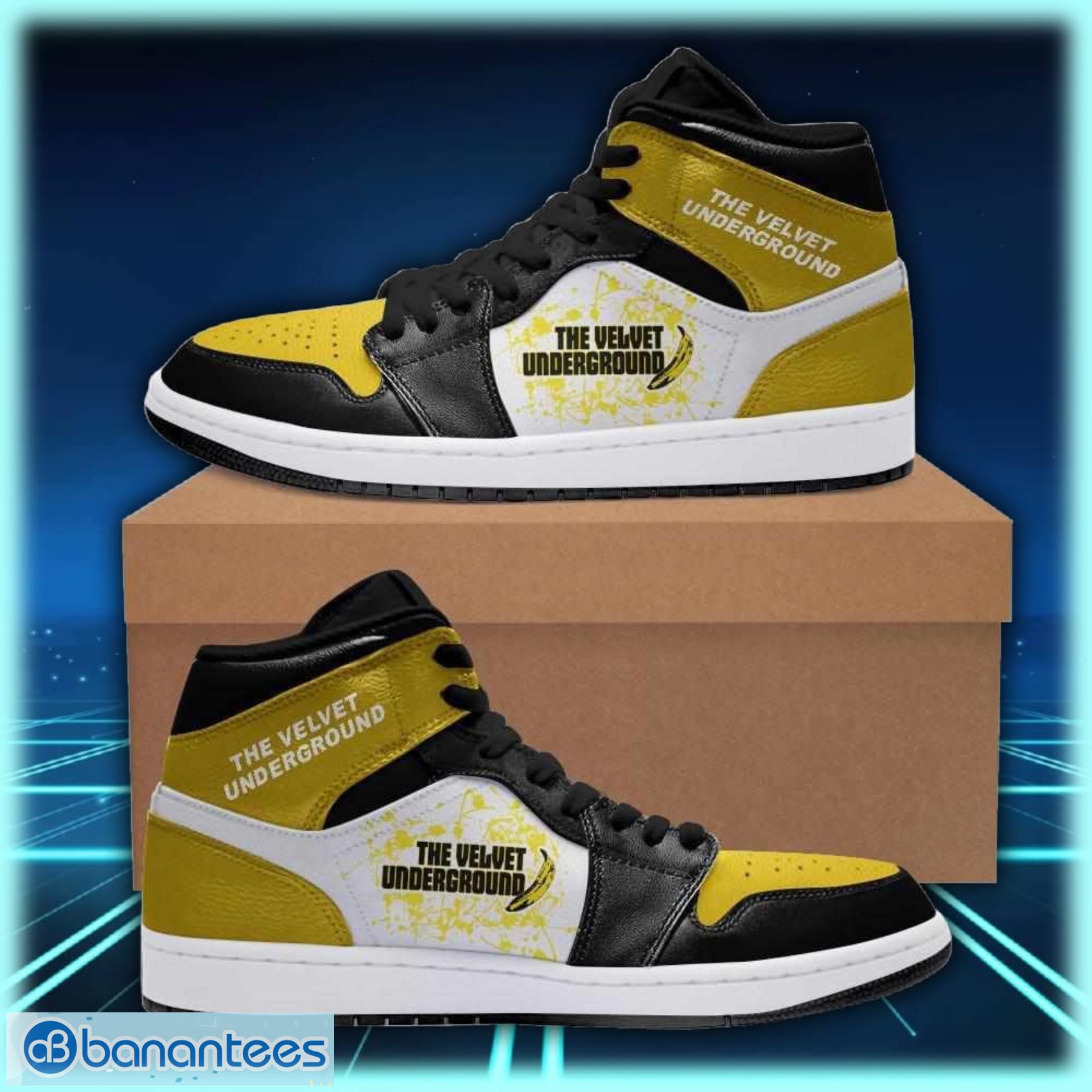 the velvet underground rock band air jordan shoes sport custom sneakers image The Velvet Underground Rock Band Air Jordan Shoes Sport Custom Sneakers Product Photo 1