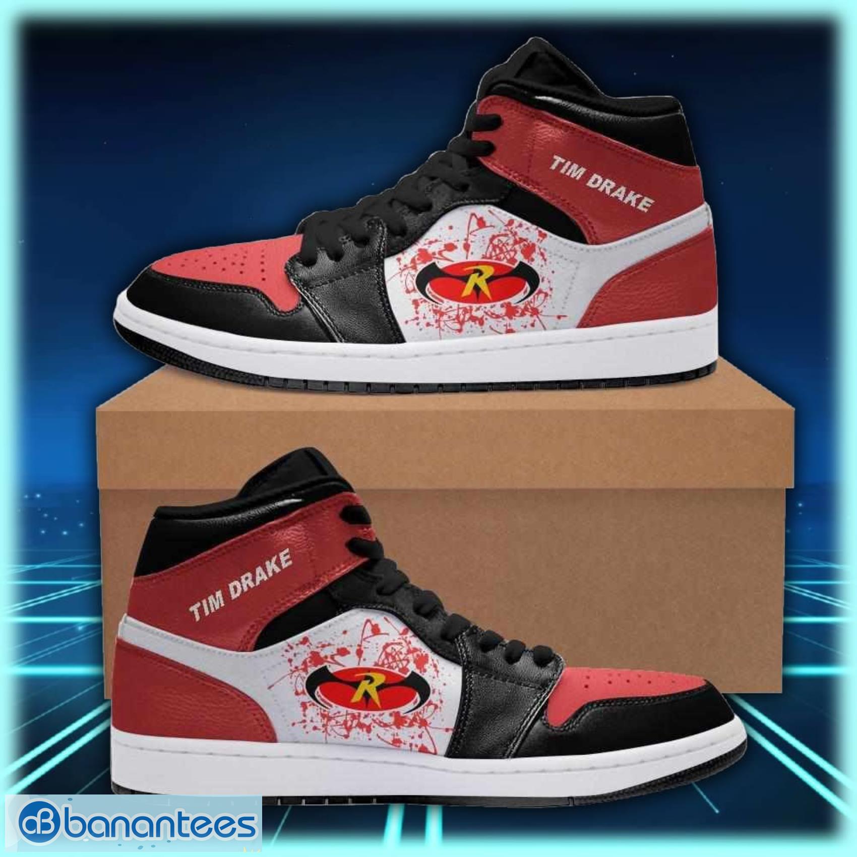 tim drake dc comics air jordan shoes sport custom sneakers image Tim Drake Dc Comics Air Jordan Shoes Sport Custom Sneakers Product Photo 1
