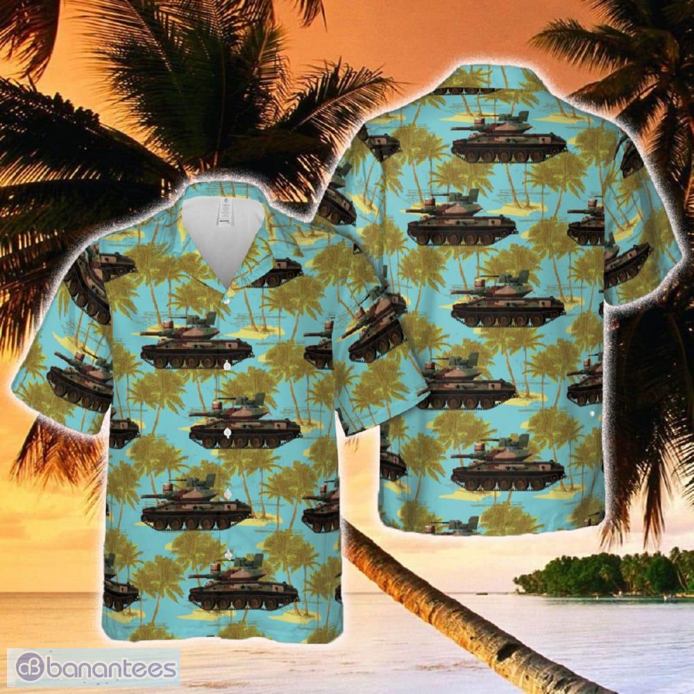 US Army M551 ACAV Merdc in the 1980s Hawaiian Shirt Tropical Summer ...