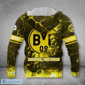 Custom Name Borussia Dortmund II Death 3D Hoodie, Long Sleeve, T Shirt, Zip Hoodie Gift For Fans - Borussia Dortmund II Hoodie, SweatShirt_2
