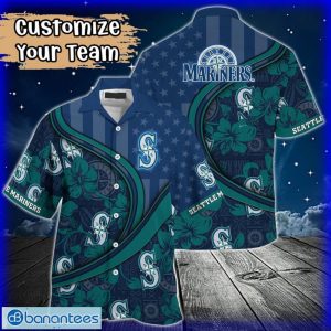 Custom Name or Team Name MLB Seattle Mariners Hawaiian Shirt 2024 Product Photo 1
