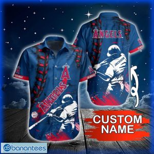Custom Name 2024 MLB Los Angeles Angels Hawaiian Shirt Summer Symphony For Fans Product Photo 1