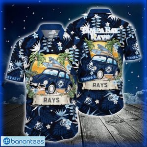 MLB Tampa Bay Rays Hawaiian Shirt Car And Summer Heatwave Shirt For Fans Product Photo 1
