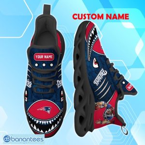 NFL Camo Fishing New England Patriots Custom Name Max Soul Shoes Gift Fans  - Banantees