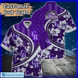 Custom Name or Team Name MLB Colorado Rockies Hawaiian Shirt 2024 Product Photo 1