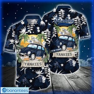 MLB New York Yankees Hawaiian Shirt Car And Summer Heatwave Shirt For Fans Product Photo 1