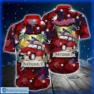 MLB Washington Nationals Hawaiian Shirt Car And Summer Heatwave Shirt For Fans Product Photo 1