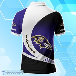 Baltimore Ravens Polo Shirt Custom Name Sport 3D Clothings For Fans Product Photo 3